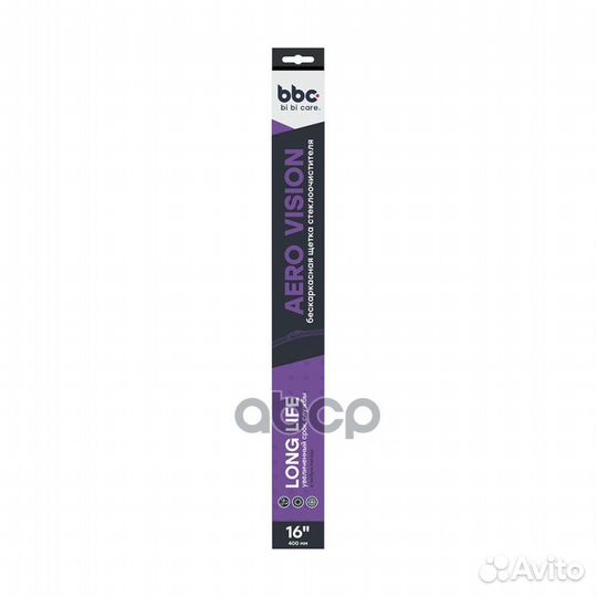 Щетка стеклоочистителя бескаркасная 400мм 