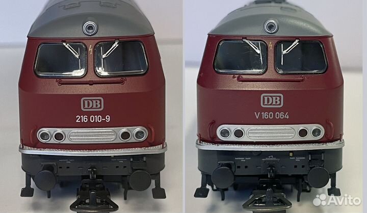 Модели железных дорог 1 87 BR V160 и BR 216