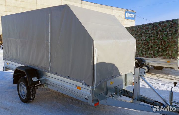 Легковой прицеп 3.7х1.5х1.5 R15 с тентом 