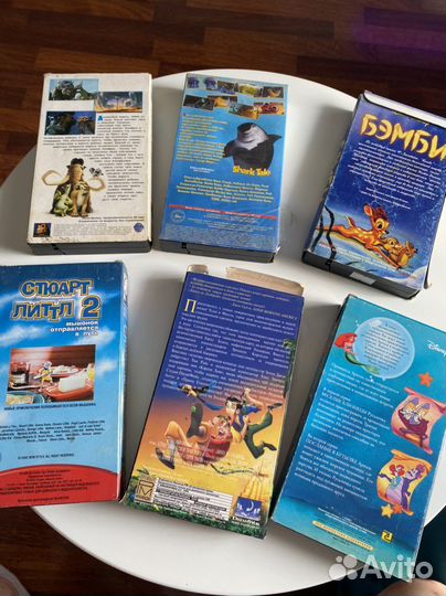 Видеокассеты мультфильмы