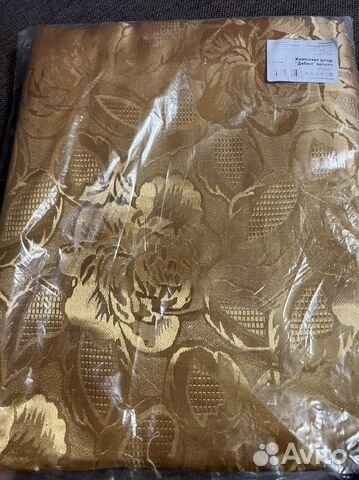 Шторы золото