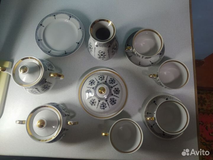 Чайный сервиз Тернопольский СССР + ваза