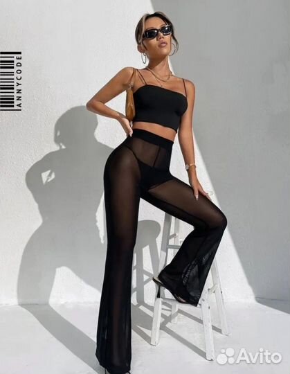 Штаны в сетку