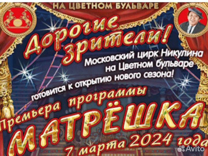 Цирк Никулина. матрешка