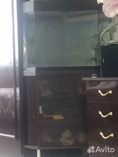 Аквариум с тумбой на 80л