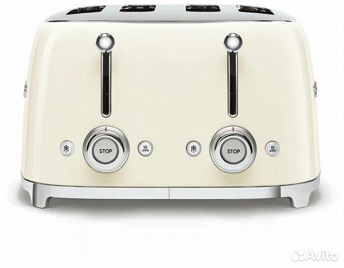 Тостер Smeg TSF03creu, кремовый