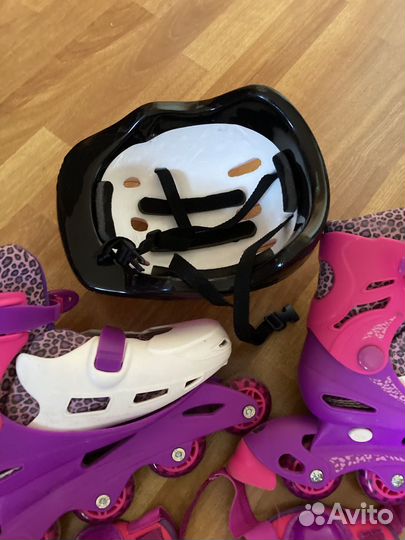 Роликовые коньки детские раздвижные