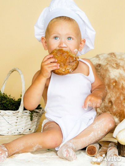 Костюм пекаря/поваренок для малыша реквизит