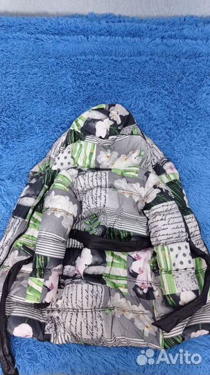 Пуховое пальто для девочки 122