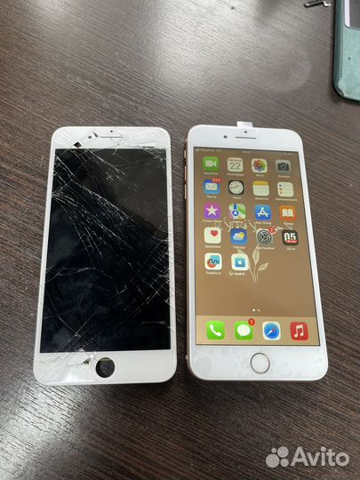 Дисплей на iPhone 8 plus белый Copy LUX