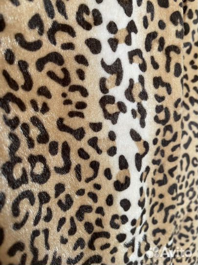 Пальто леопард 42-44 р