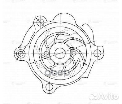 Насос водяной LWP1821 luzar