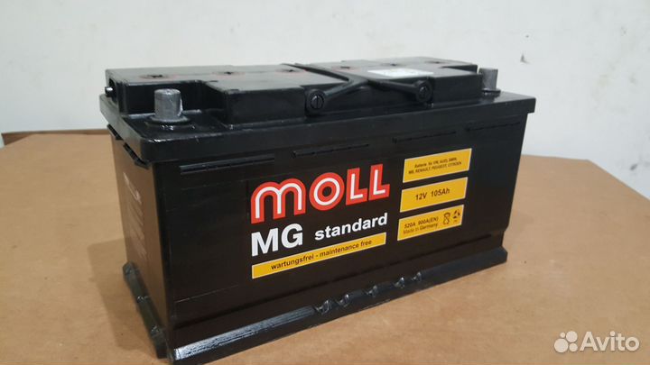 Аккумулятор б/у Moll MG 12V, 105Аh, 900А
