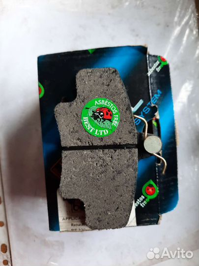Тормозные колодки рено
