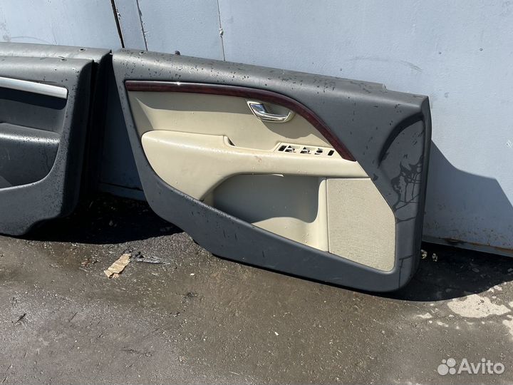 Обшивка передних дверей на Volvo S80,XC70