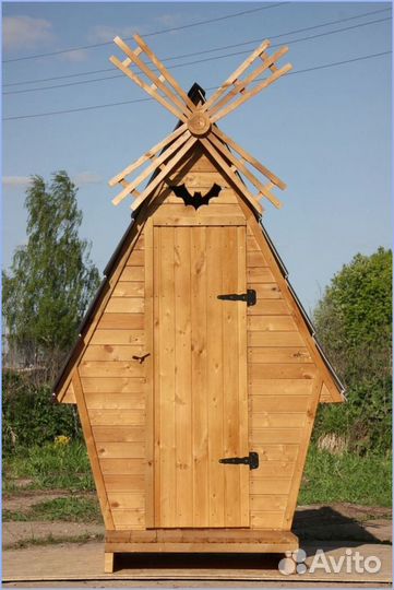 Дачный туалет деревянный дхм 931