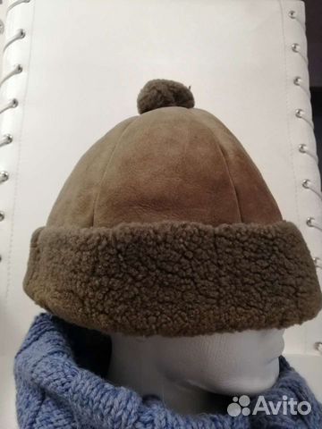 Шапка мутон унисекс