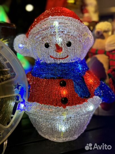 Снеговик светящийся