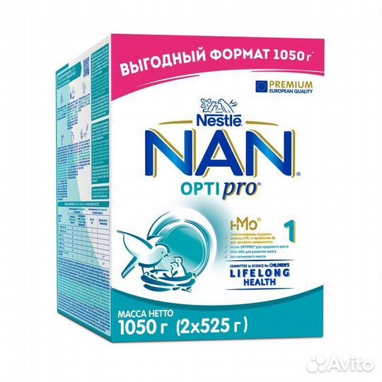 Детское питание смесь nan 1