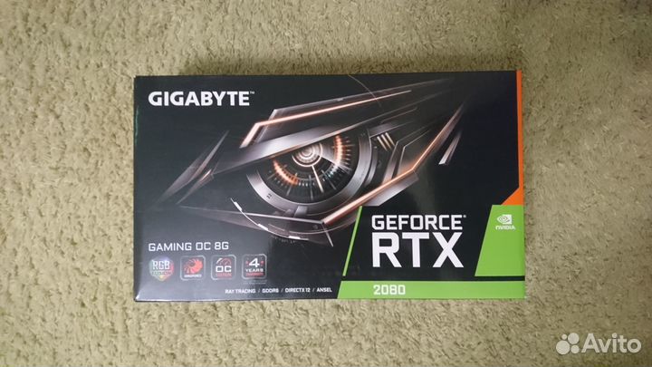 Видеокарта Gigabyte RTX 2080 Gaming OC 8G