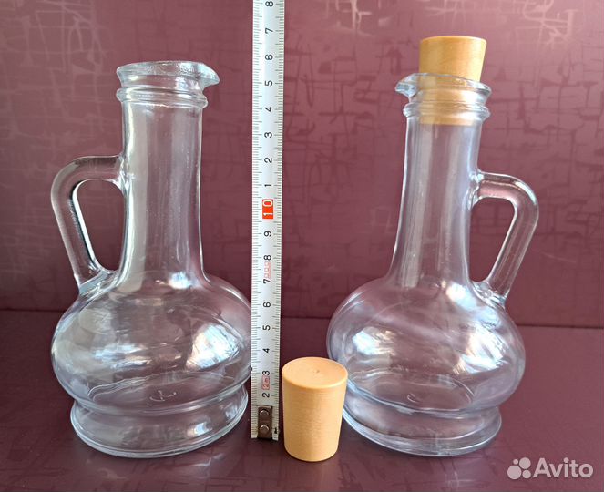 Новая бутылка для масла, соуса стеклянная