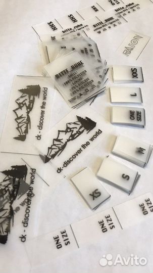 Печать вшивных бирок / составников для Wildberries