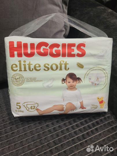 Подгузники Huggies elite soft 5