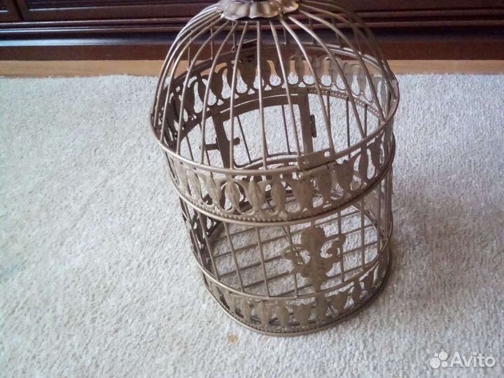 Клетка для птички красивая винтаж