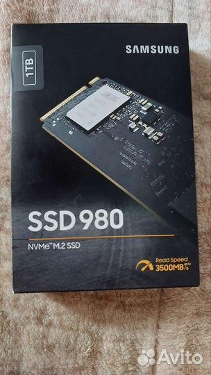 SSD диск samsung M.2 980 1000 Гб PCIe Gen 3.0 x4