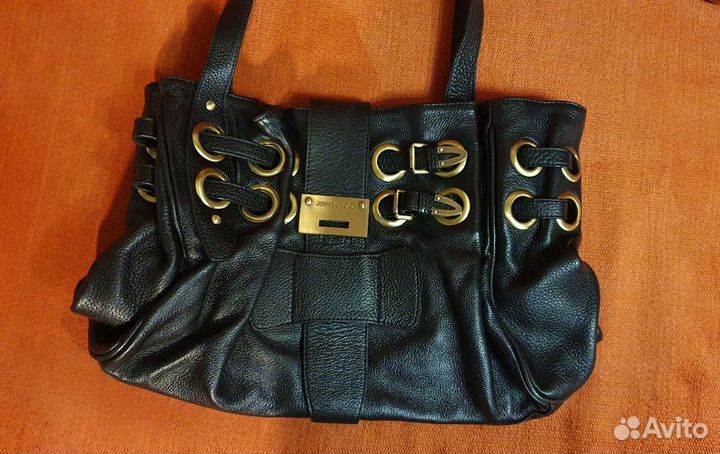 Сумка винтаж натуральная кожа Jimmy Choo. Оригинал