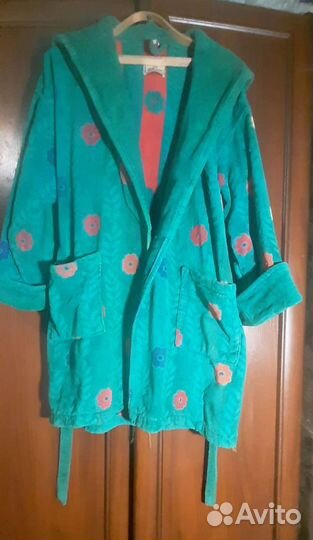 Теплый махровый халат р-54-58