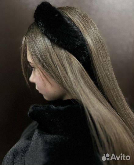 Норковый ободок зима