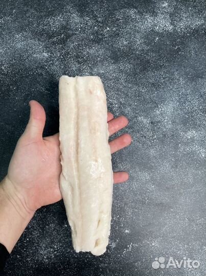 Филе трески без кожи,спинка,с/м