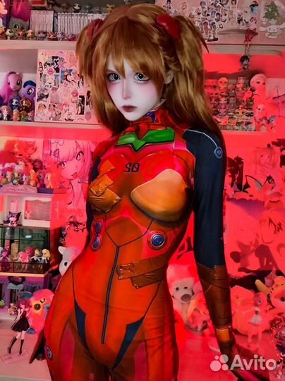 Косплей костюм Аска Евангелион