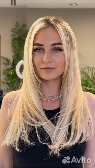 Модель на окрашивание волос