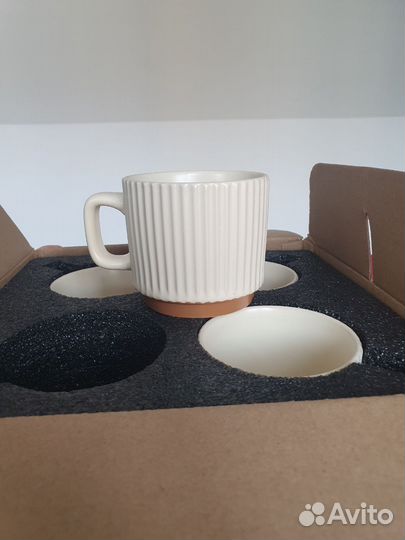 Кружка керамическая набор 4 шт