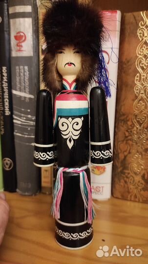 Деревянная кукла коллекционная СССР