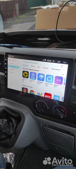 Магнитола на Форд Транзит