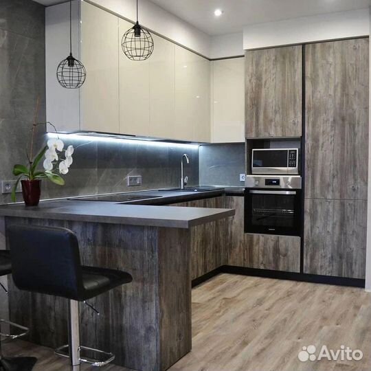 Уютные кухни на заказ мдф фасады