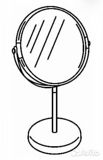 Зеркало настольное IKEA Trensum