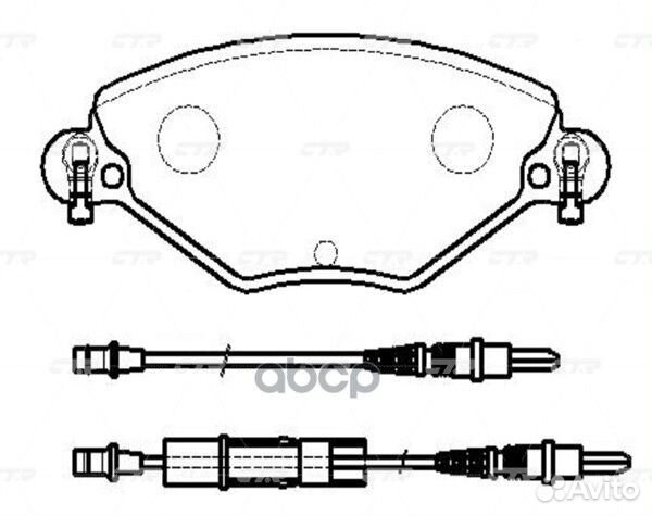 Ckpu-42 GK0899 Колодки тормозные дисковые п