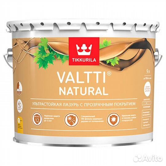 Антисептик Tikkurila Valtti Natural декоративный д