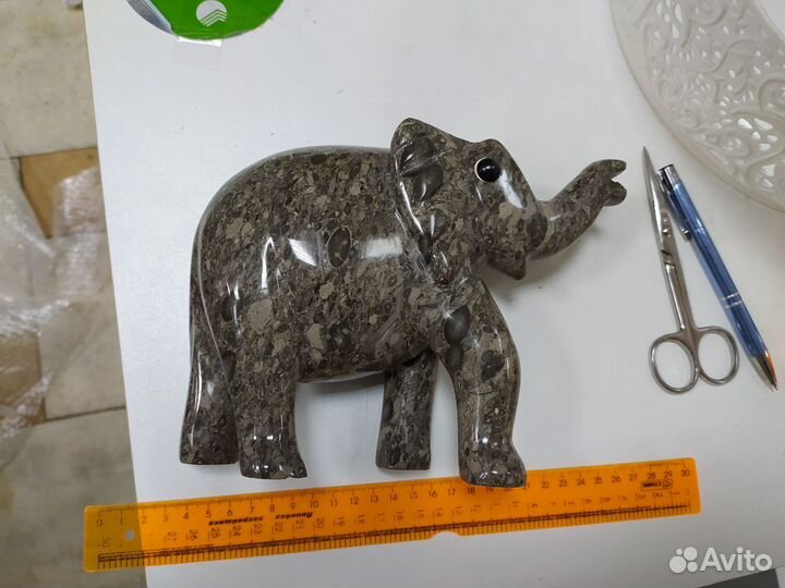 Фигурка Слон Большой из натурального камня