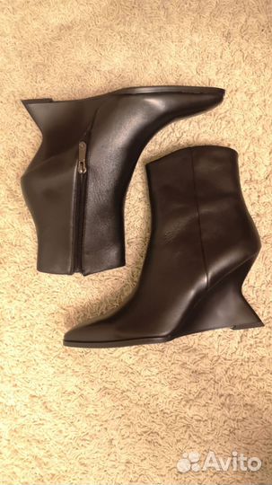 Ботильоны кожаные 39
