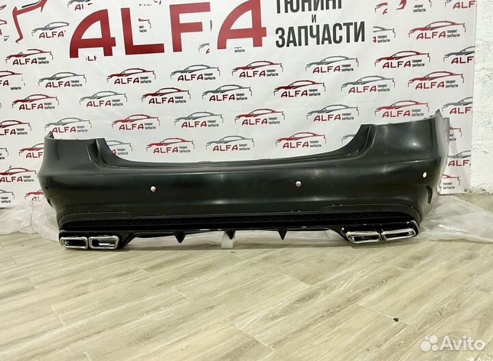 Задний бампер мерседес w212 63 amg рестайлинг