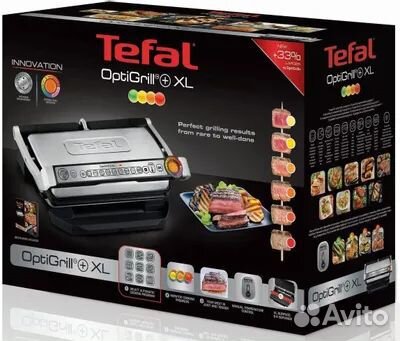 Умный электрогриль Tefal Optigrill+ XL GC722D34
