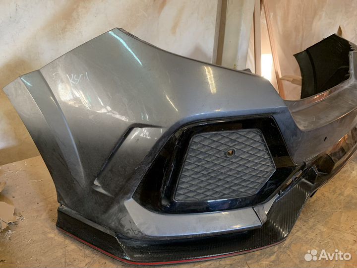 Бампер задний honda civic FK8 type-R