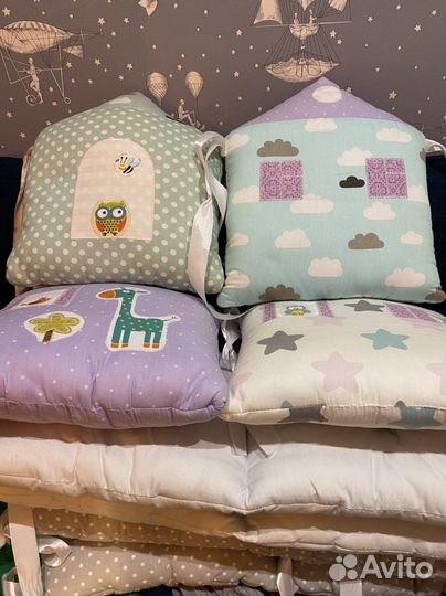 Бортики в детскую кроватку