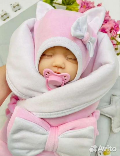 Комплект на выписку для девочки осень