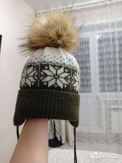 Комплект деми шапка + шарф